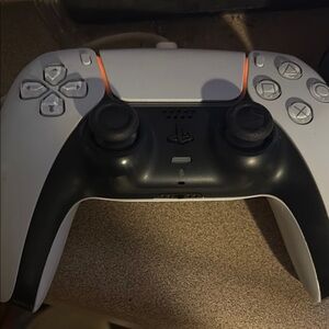 White and Black Gaming Controller